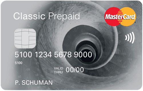 mastercard classic prepaid kaart